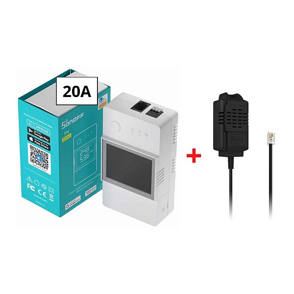 Sonoff TH20 Elite + Sensor De Temperatura E Umidade THS01