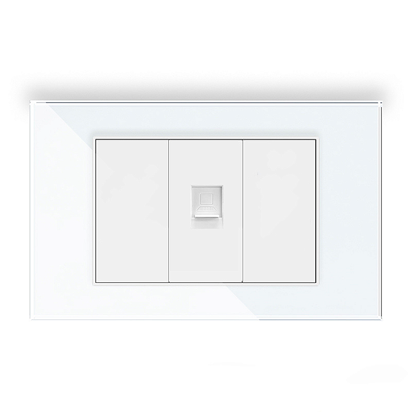 Tomada Internet Rj45 Rede Computador Fêmea Cat5e 4x2