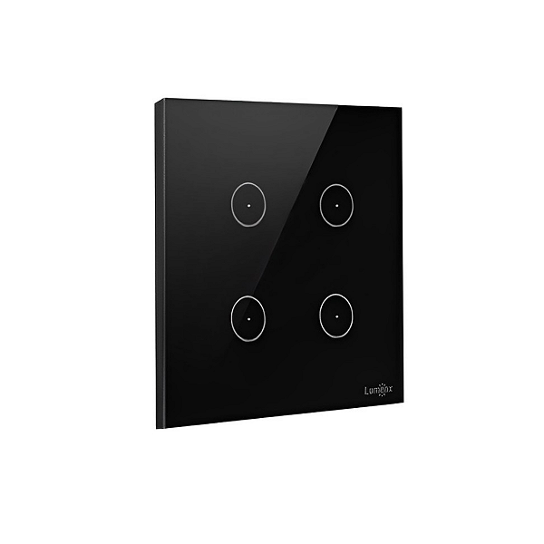 Interruptor Touch 4 Botões Lumenx 4x4
