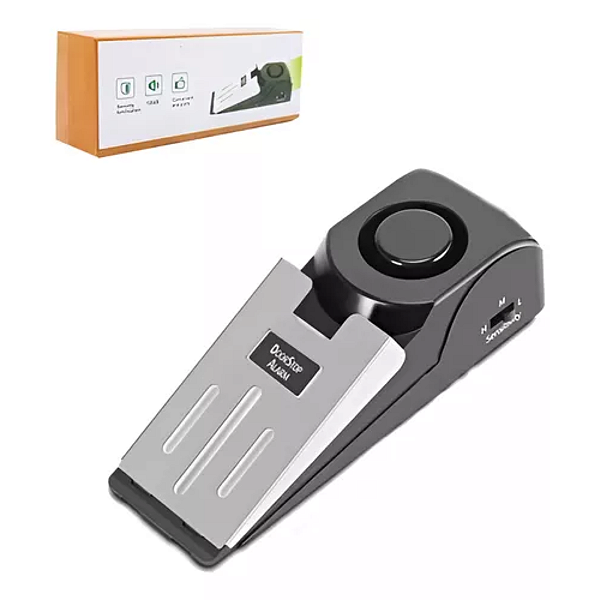 Alarme De Porta Cunha Segurança Sonoro Sem Fio Door Stop Porta Hotel Viagem Proteção Extra  SKU principal: ALDEDOSTOP