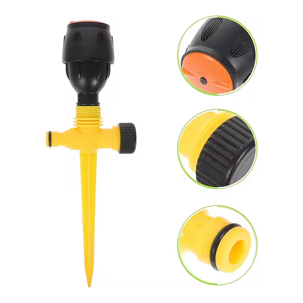 Irrigador Sprinkler Jardim Rotação Automática 360° Gramado