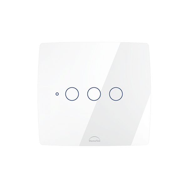 Interruptor Inteligente Wi-fi Touch 3 Botões 4x4 Dometek