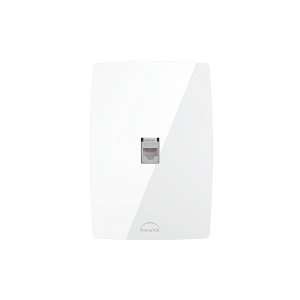 Placa RJ45 4x2 Dometek