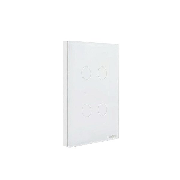 Interruptor 4 Botões Touch 4x2 Lumenx