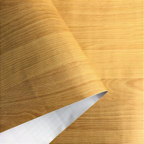 Papel De Parede 45cm X 5m Madeira Clara