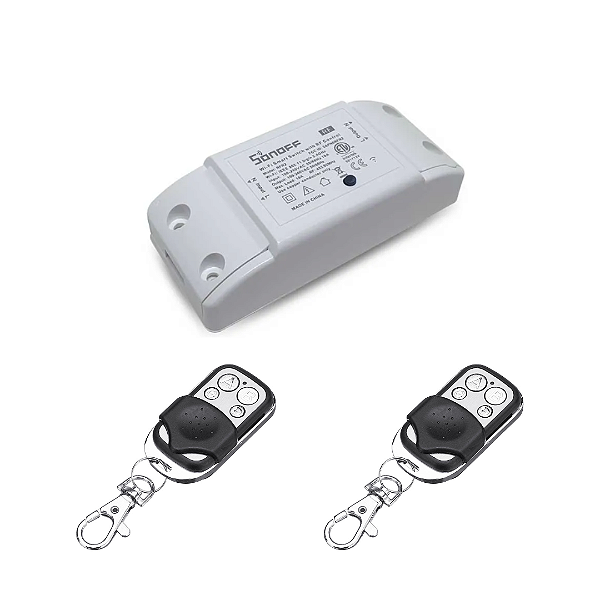 Interruptor Sonoff Rf + 2 Controle Automação Google Home