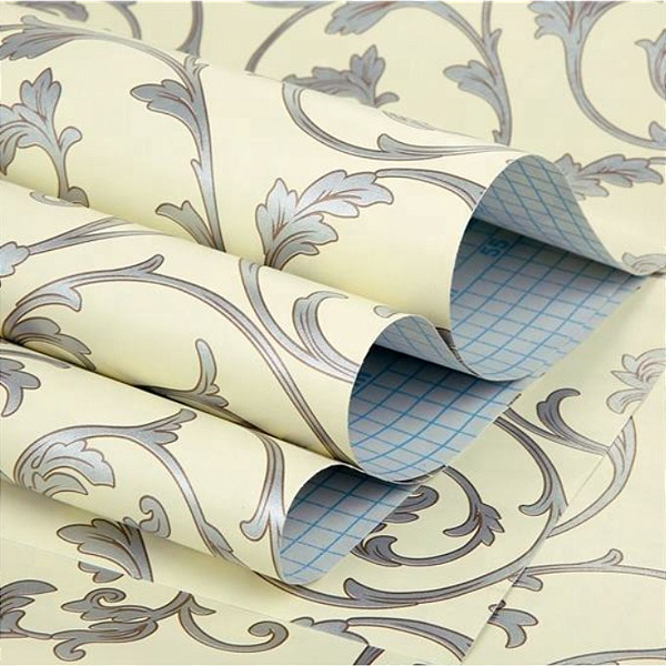 Papel De Parede 45cm X 5m Damasco Floral