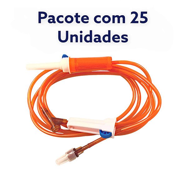 KIT 25 EQUIPOS FOTOSSENSÍVEL PARA BOMBA DE INFUSÃO UNIVERSAL MDKMED - 2.3m