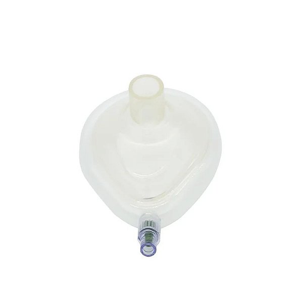 MASCARA ANESTESIA PVC C/ COXIM INFL. INFANTIL N° 0 AMBU