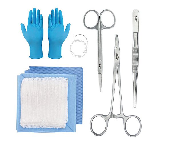 KIT SUTURA PLUS ESTÉRIL DESCARTÁVEL l Lote: 23083002 ; Val.: 31/08/2025