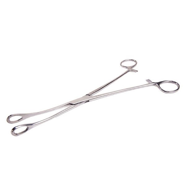 PINÇA FOERSTER BOCA LISA RETA PARA CURATIVO 24CM - WELDON