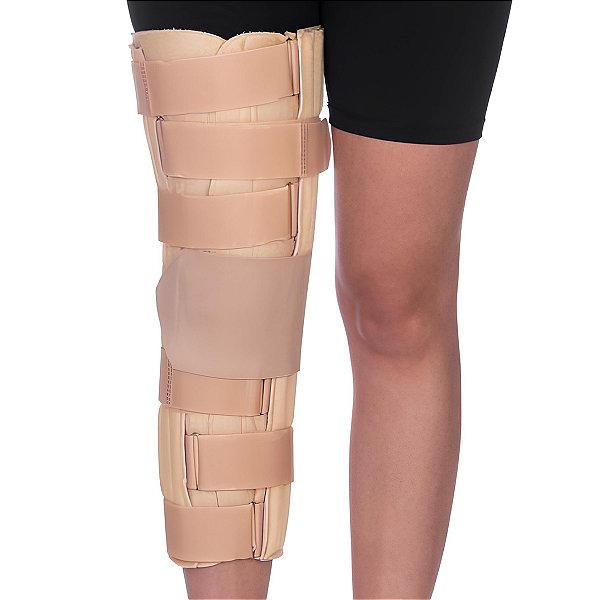 IMOBILIZADOR DE JOELHO FIXO ESTREITO BEGE/NUDE 70CM