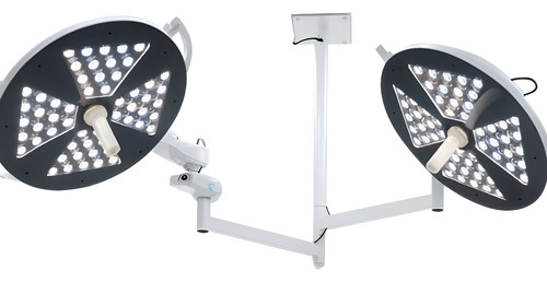 FOCO CIRÚRGICO VETERINÁRIO DE TETO 56 LEDS (56D PLUS) DUPLO BIVOLT