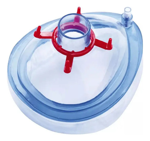 MASCARA PARA ANESTESIA PVC COM COXIM INFLAVEL ADULTO MÉDIO Nº 04 - COMPER