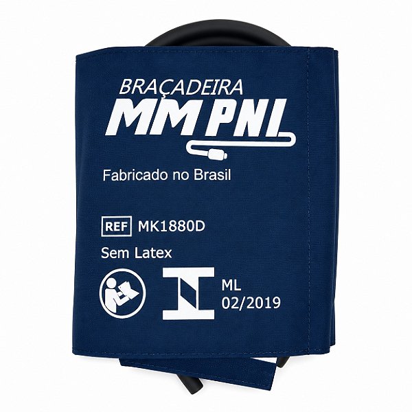 BRAÇADEIRA PARA APARELHO DE PRESSÃO ADULTO 2 VIAS, MANGUITO REMOVÍVEL (25-35)