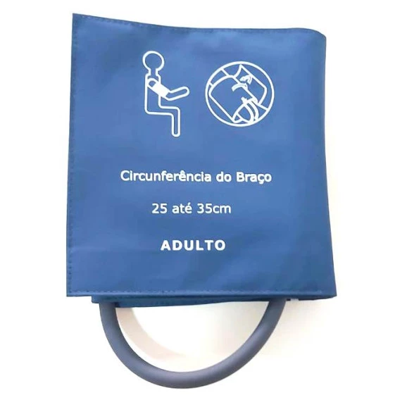 MANGUITO BRAÇADEIRA PNI UNIVERSAL 1 VIA ADULTO PARA MONITOR MULTIPARÂMETRO - GENERAL MEDITECH