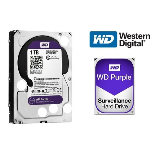 HD 1 Tb Wd Purple - Wd10Purz - Dvr