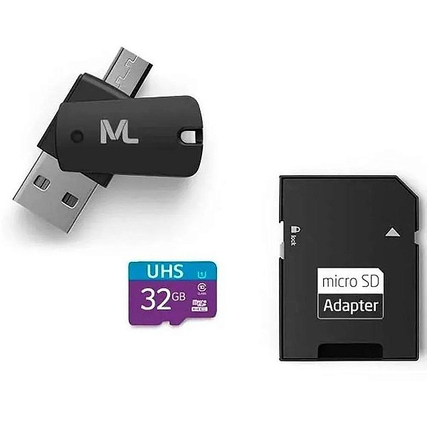 Cartão de Memória Multilaser MC151 Ultra High Speed-I até 80 MB/s de velocidade