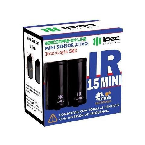 Sensor  IPEC Anti-esmagamento Ativo Feixe Simples IR15 Mini