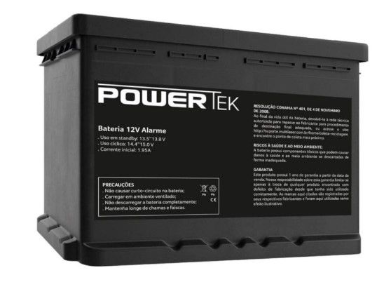Bateria Powertek 12V, 1.95Ah, Alarme - EN011
