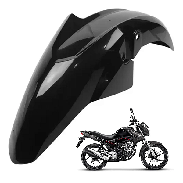 Paralama Dianteiro CG Preto Titan - FAN 150/160