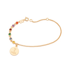 Pulseira Mix Emoções Com Zircônias Rommanel