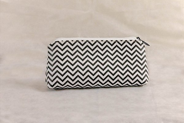 Necessaire trapézio Chevron