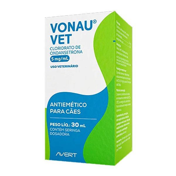 Suplemento Antiemético Vonau Vet Cães 30mL 5mg Avert