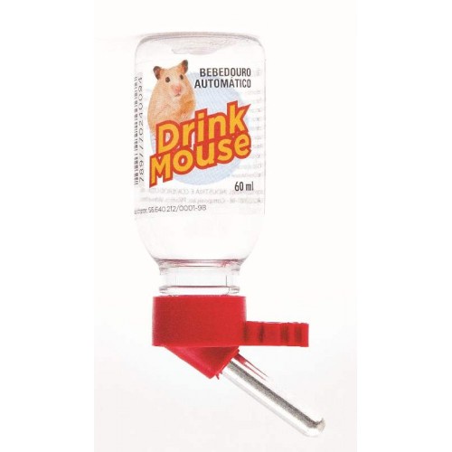 Bebedouro Automático Drink Mouse Mini Hamsters - 60mL - Tudo Pet