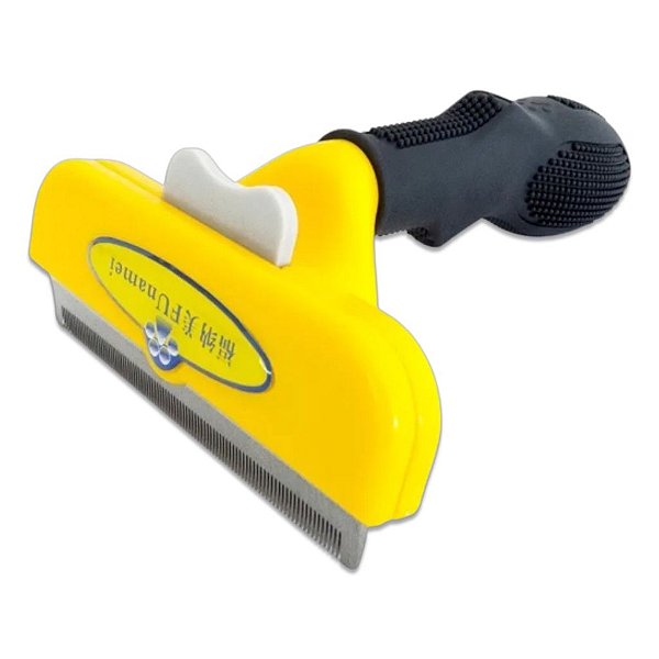 Escova Pente Rasqueadeira Funamei Para Cães de Pelo Curto - Grande - Petlon