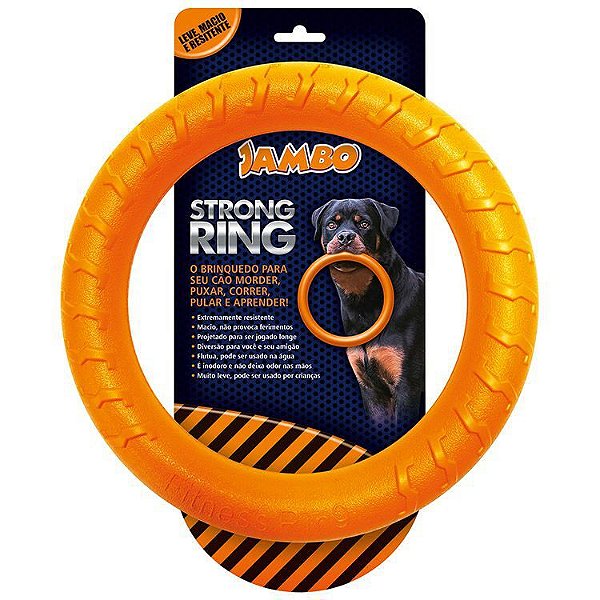 Brinquedo Mordedor Anel Ring Strong para Cães - Jambo Pet