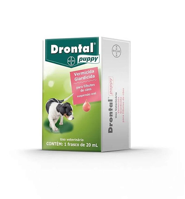 Vermífugo Drontal Puppy 20mL Para Cães Filhotes Elanco