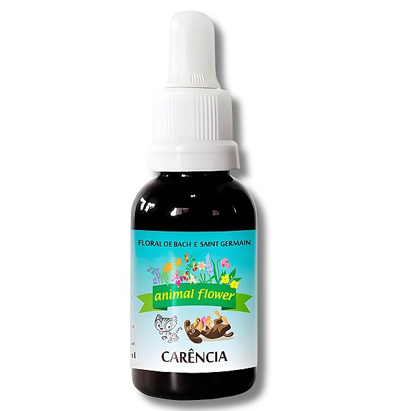 Floral em Gotas Carência para Cães e Gatos - 30ml - Animal Flower