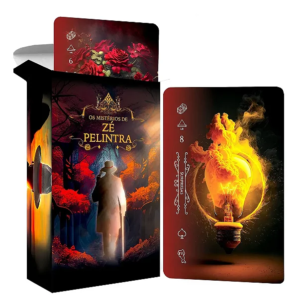 Baralho Tarot Deck Oráculo Zé Pelintra - 36 Cartas Luxo com Manual