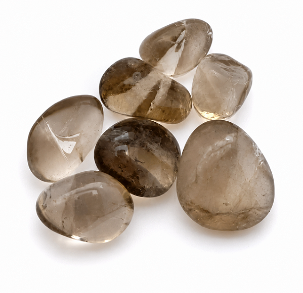 CRISTAL FUMÊ | 7 pedras roladas