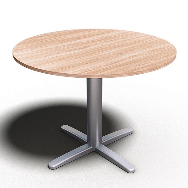 Mesa para Sala de Reunião Redonda Office Ø 1,00 X 0,75 M 18 Mm