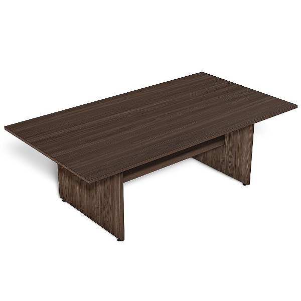 Mesa Sala Reunião Retangular Móveis Escritório 2,20 x 1,20 x 0,74 m 25 mm Pé Painel