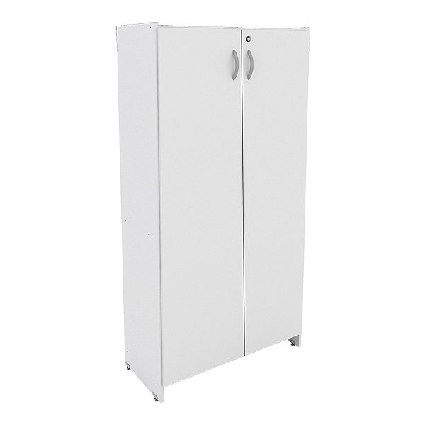 Armário Alto Fechado Diretor Escritório Home Office 1,60 x 0,80 m 3 Prateleiras