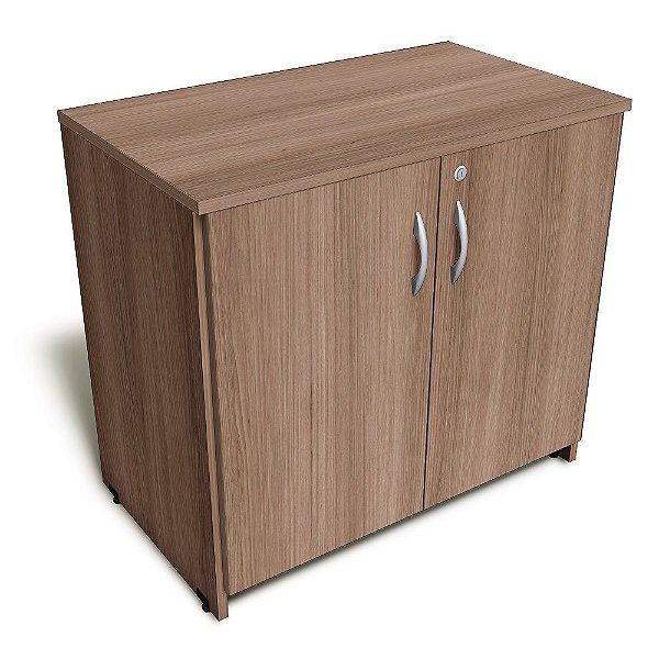 Armário Baixo 2 Portas para Escritório Sala de Reunião 0,80 x 0,75 m 18 mm