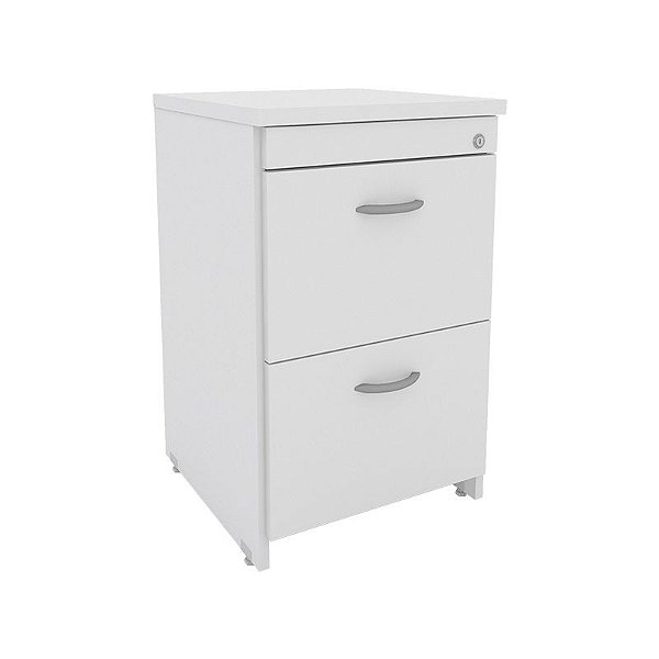 Arquivo Armário Fixo 2 Gavetas Para Pasta Suspensa Chave 25 mm