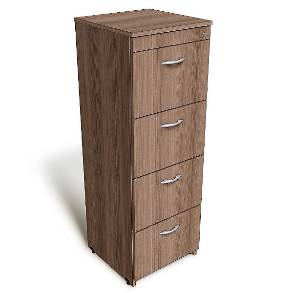 Arquivo para Pasta Suspensa 4 Gavetas Escritório Home Office Chave 18 mm