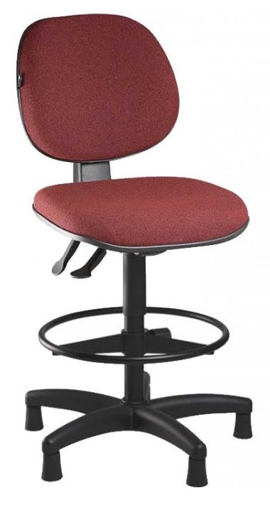 Cadeira Caixa Alta Executiva Ergonômica Aro Back System Supermercado Padaria Recepção
