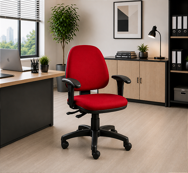 Cadeira Executiva Escritório Giratória Home Office Ergonômica Corporativa Sky