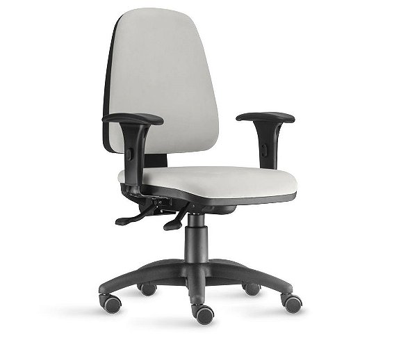 Cadeira Escritório Corporativa Presidente Sky Ergonômica Home Office Braços Laudo Ergonomico P/ NR17 Reguláveis