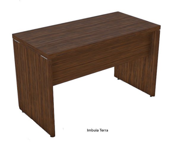 Mesa para Escritório Reta Pé Painel 25 mm 1,35 x 0,60 m Secretária