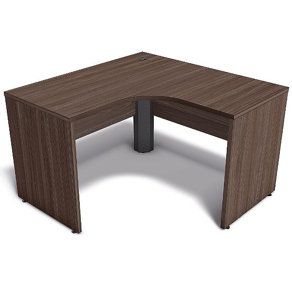 Mesa L Delta Escritório 1,20 X 1,20 M 25 Mm Pé Painel Home Office