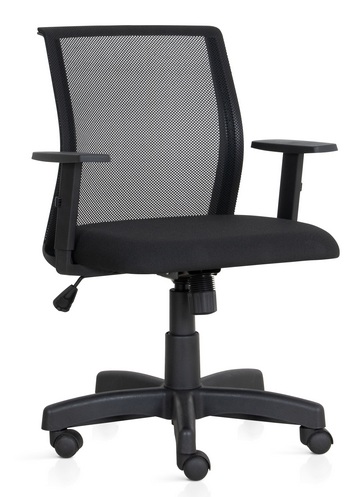 Cadeira Escritório Giratória Executiva Pop Braços Reguláveis Operativa Encosto Tela