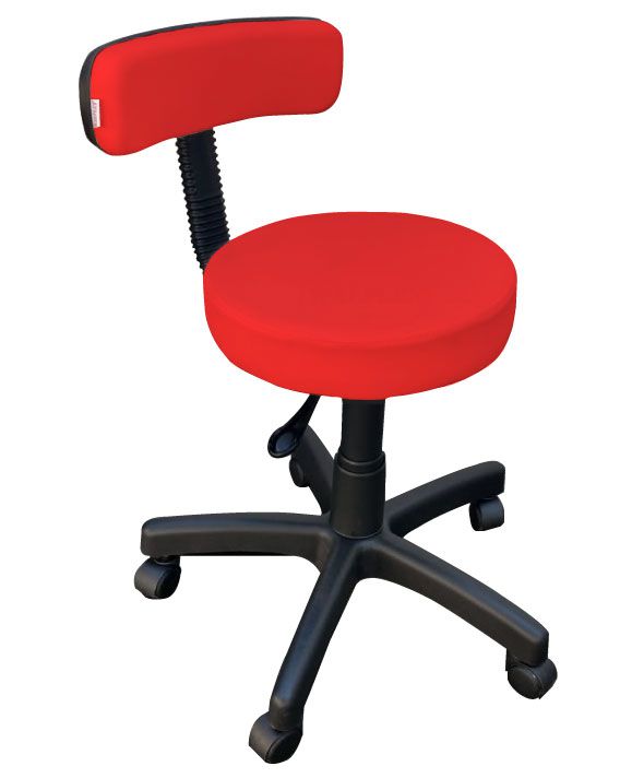 Cadeira Giratória Mocho Dentista Tatuador Clinica Estitica Podologo