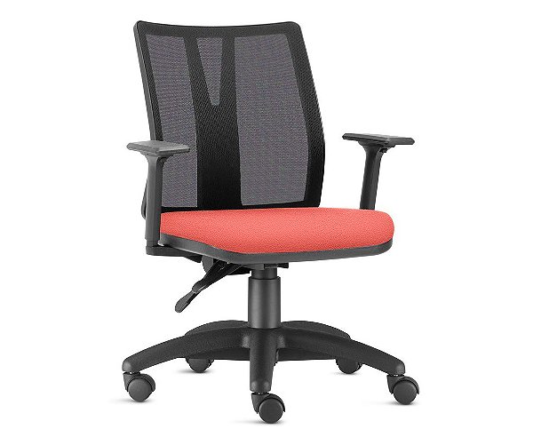 Cadeira Escritório Addit Executiva Giratória Ergonômica Braços Reguláveis Home Office Corporativa Laudo Ergonomico P/ NR17