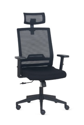 Cadeira Escritório Voltz Presidente Giratória Relax Braços Reguláveis Home Office Corporativa